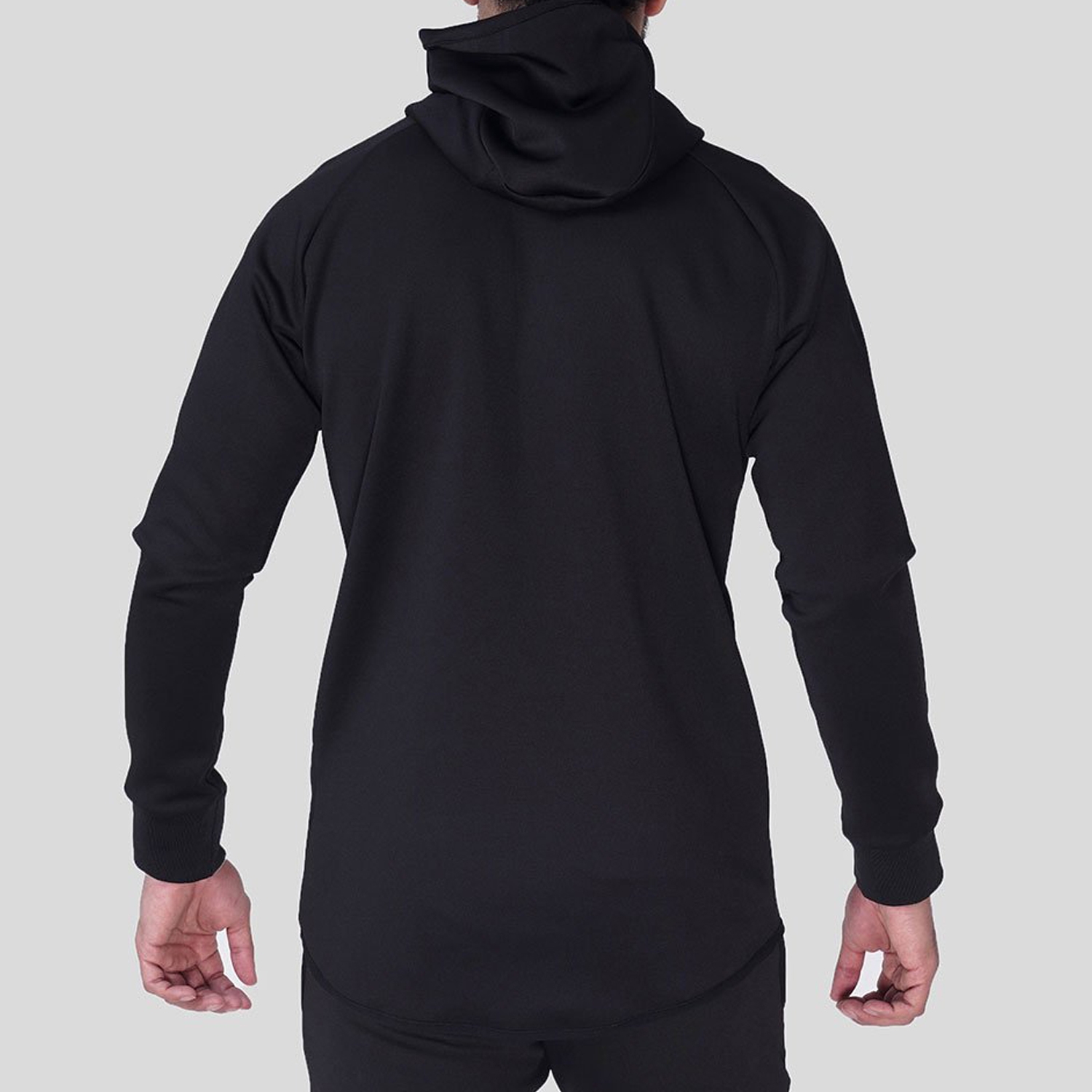 Prime Line Men Gym Hooded Jacket Black