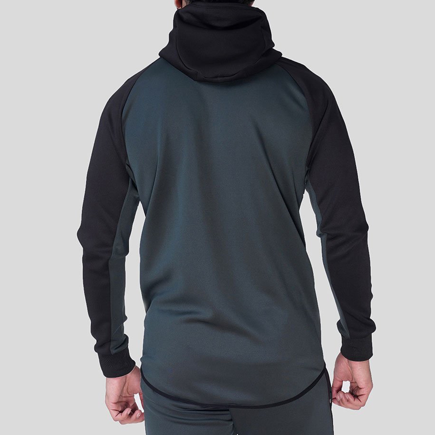 Prime Line Men Gym Hooded Jacket Green/Black