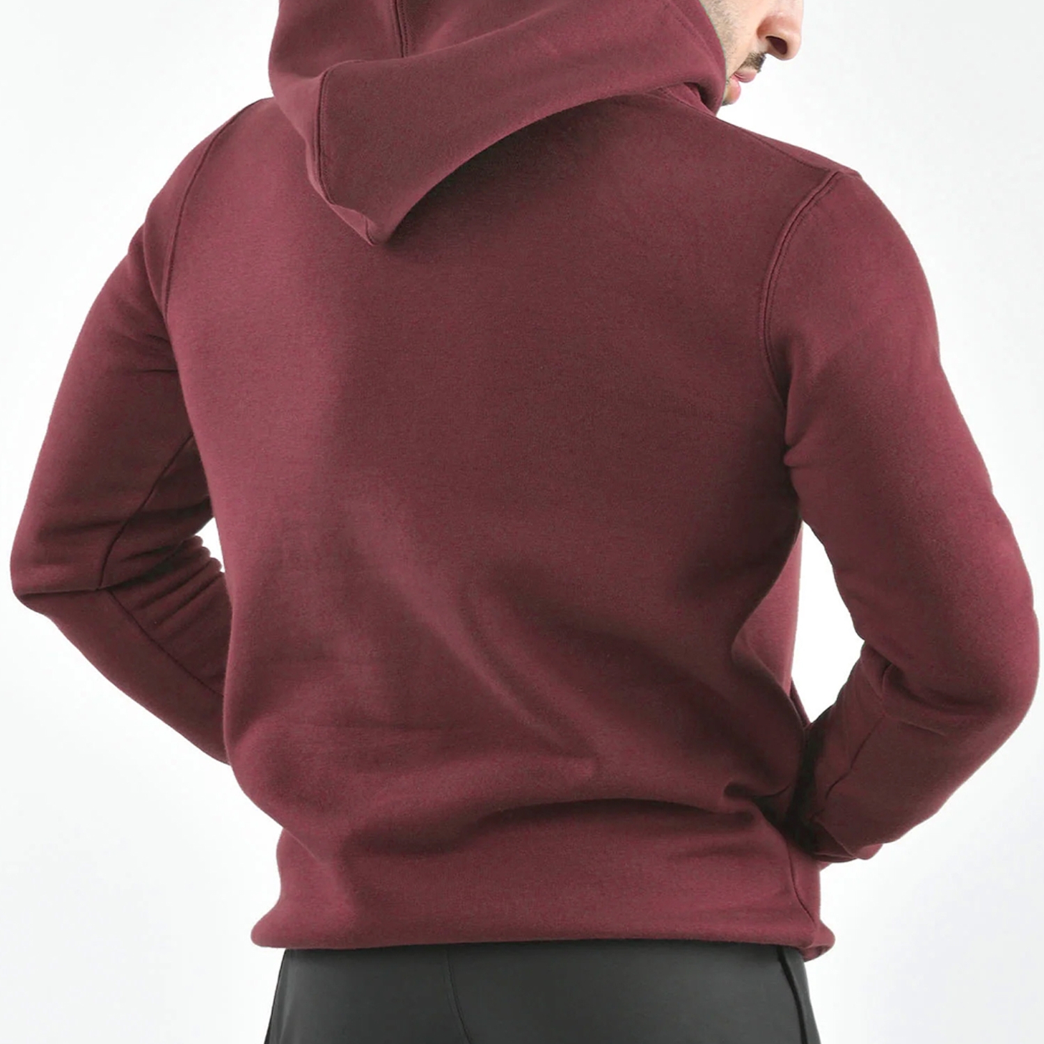 Rogue Core Men Gym Hoodie Maroon