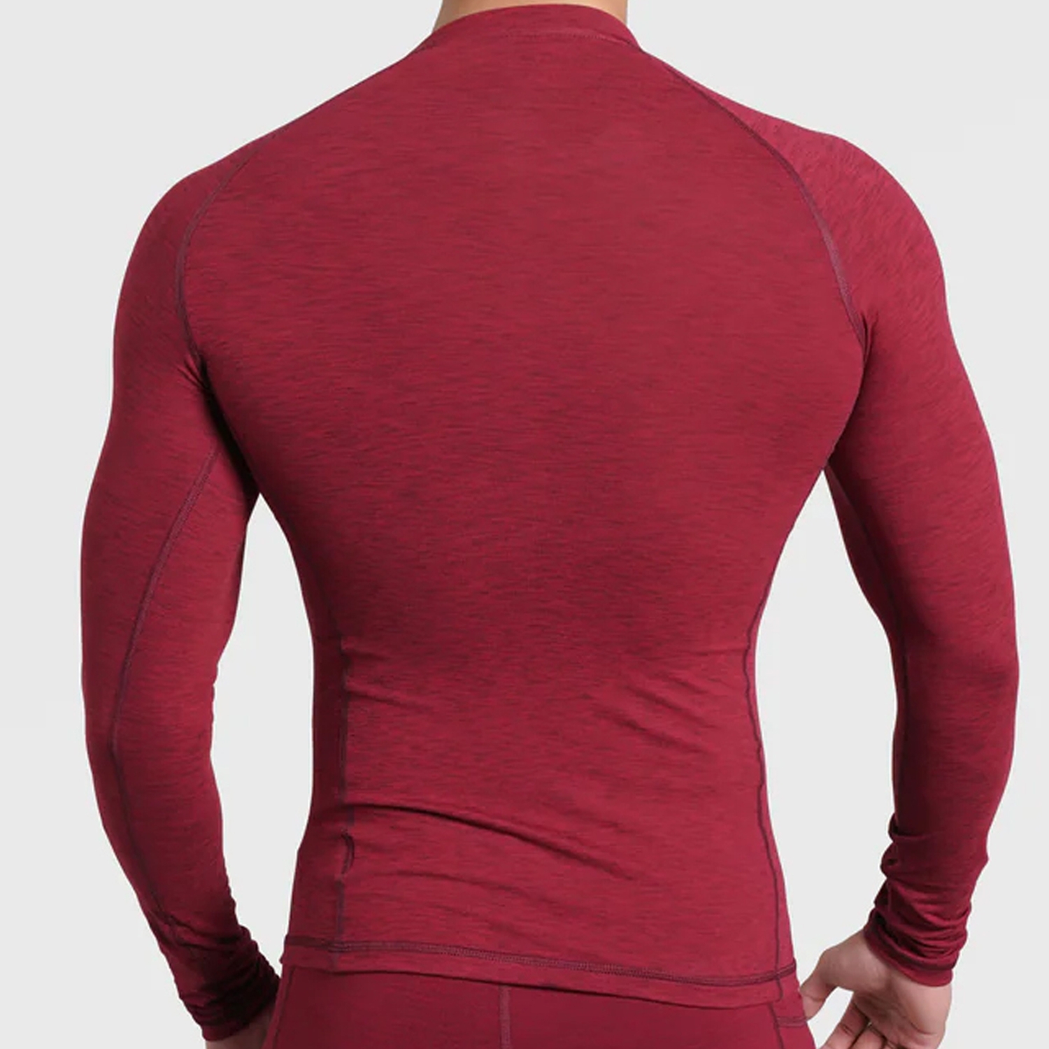 Hyper Cool Men Gym Compression Shirt Full Sleeves Red