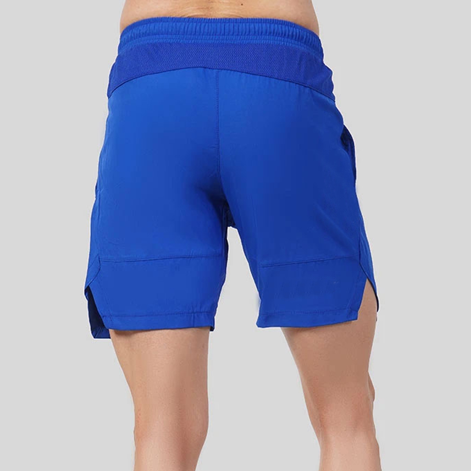 Active Edge Men Gym Fitness Short Royal Blue With Mesh Panel