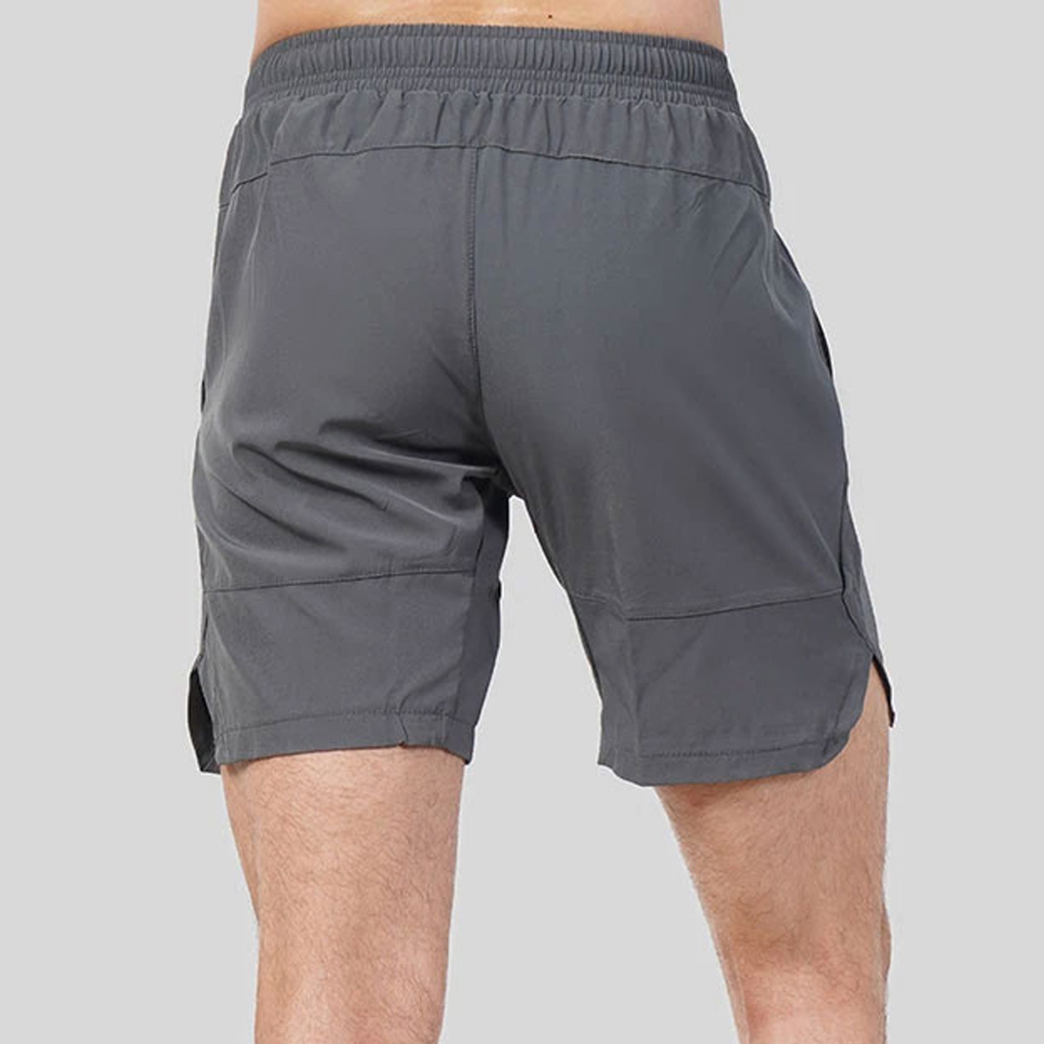 Active Edge Men Gym Fitness Short Grey