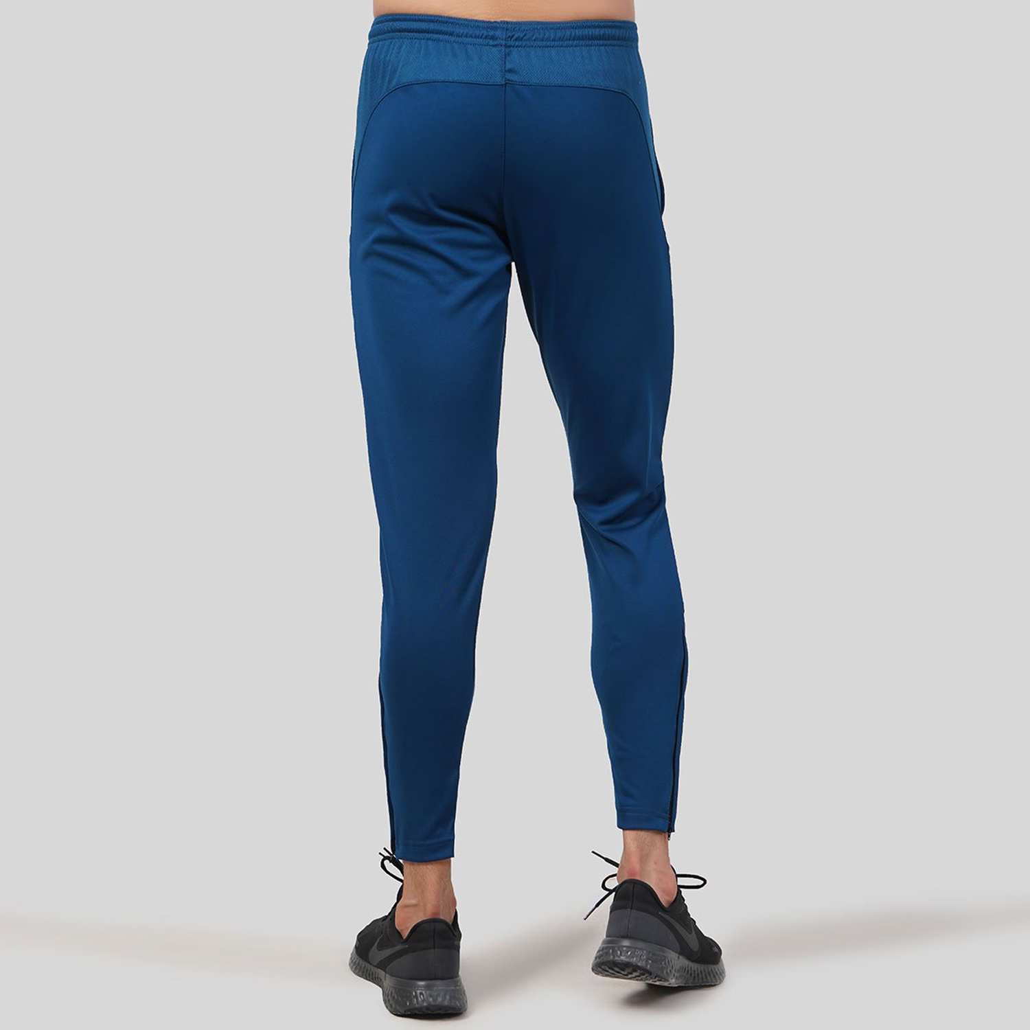 Men Gym Fitness Jogger Blue With Blue Side Strip