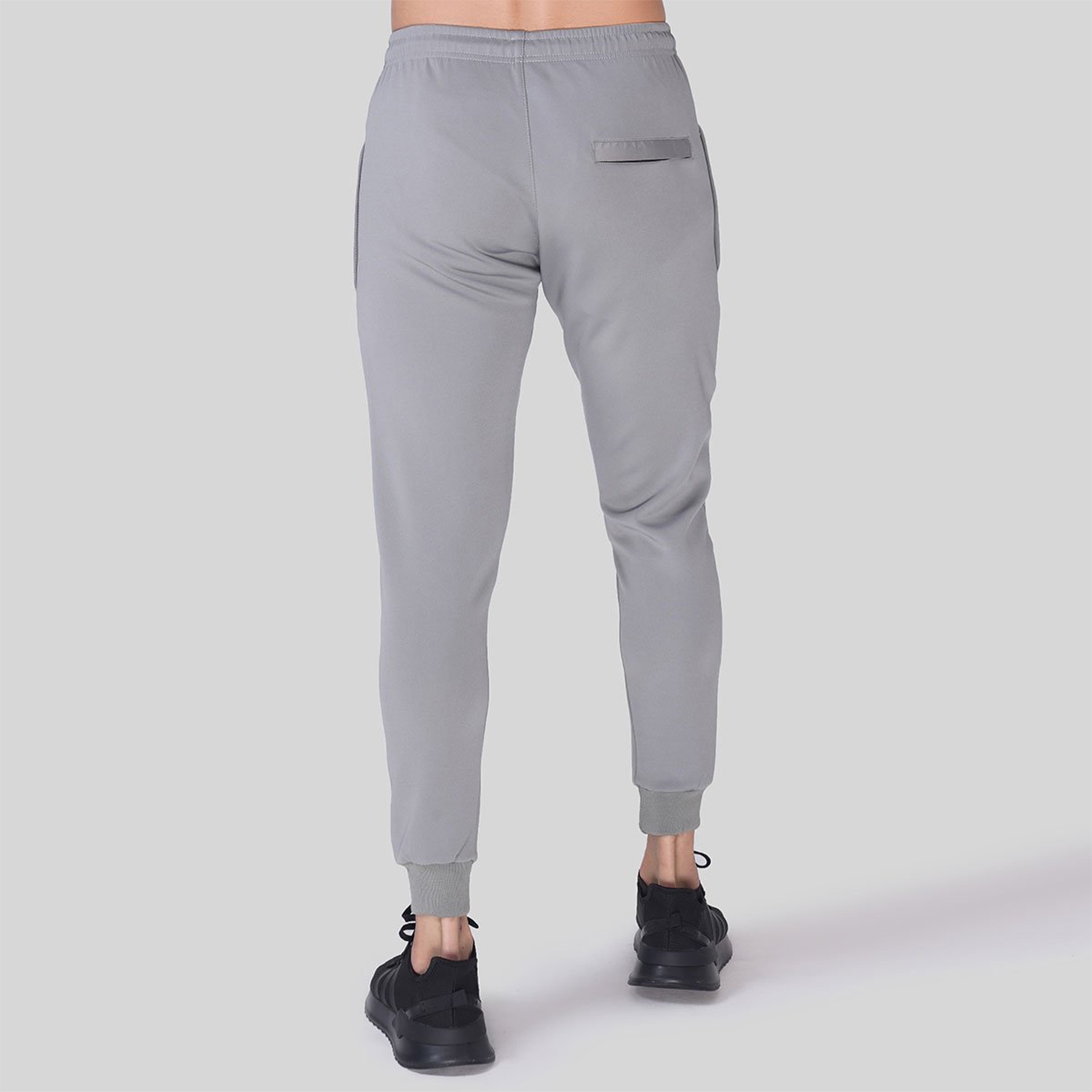 Gym Fitness Trouser Light Grey With Black Lining