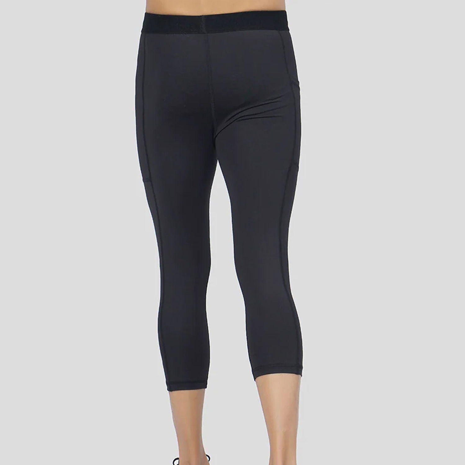 Power Pulse Men Gym Fitness Compression 3/4 Tight