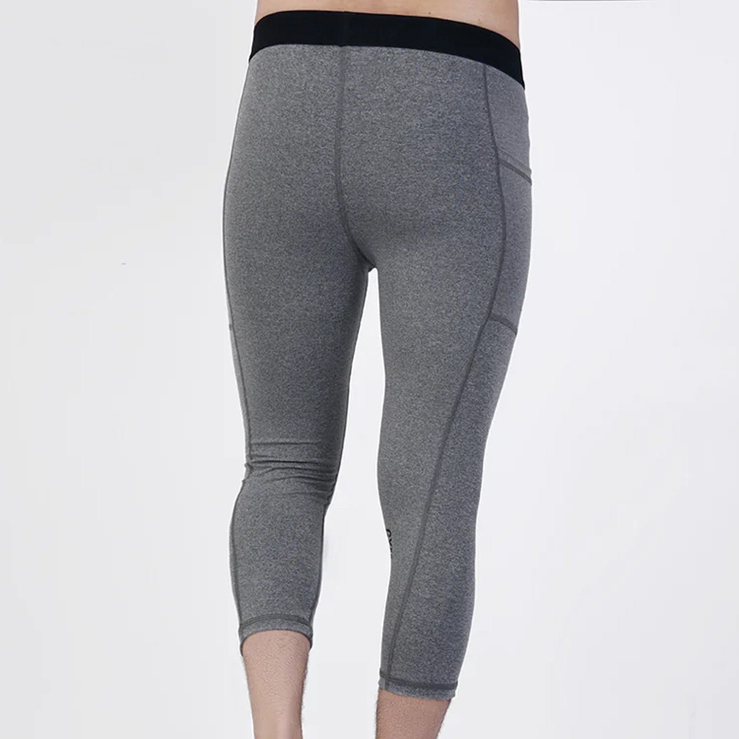 Rush Grip Men Gym Fitness Compression 3/4 Tight
