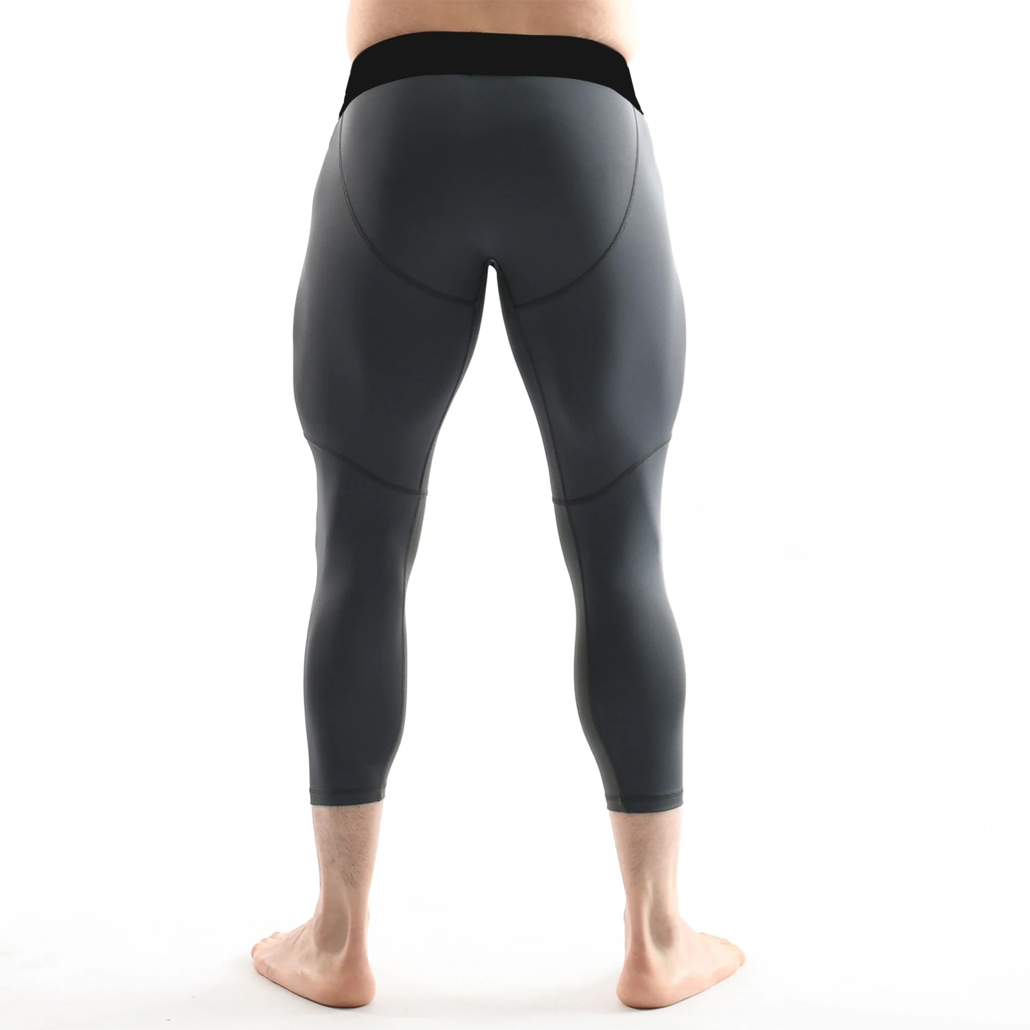 Turbo Pulse Men Gym Fitness Compression 3/4 Tight