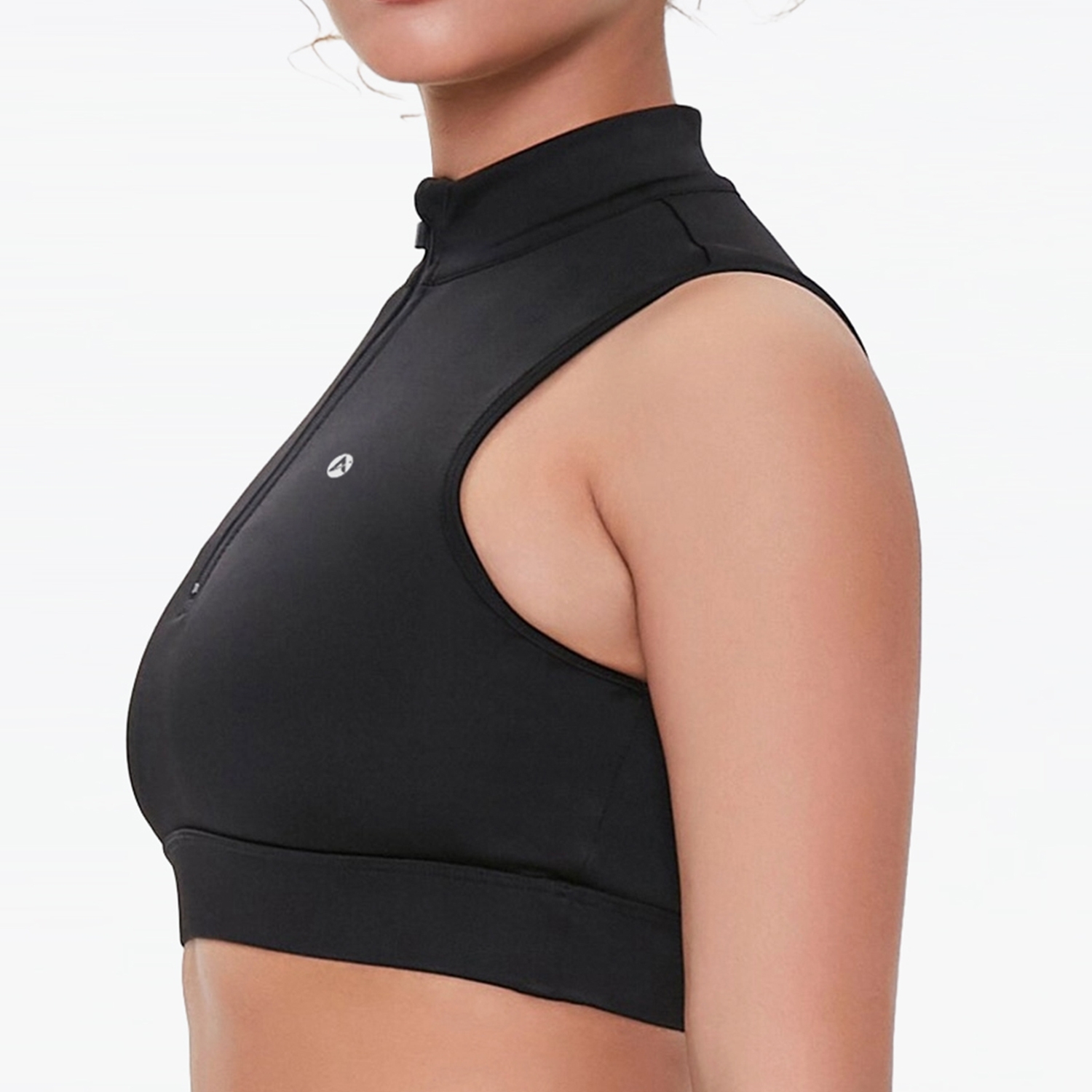 Elegant Women Zip-up Sports Bra 1