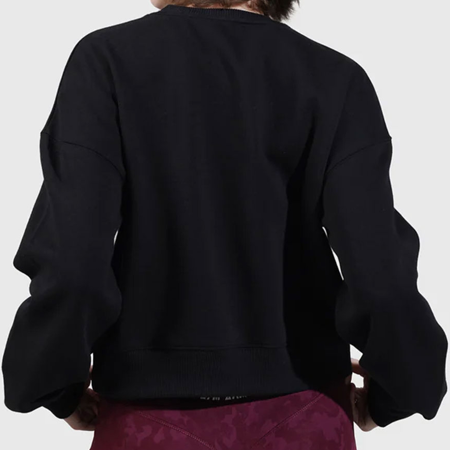 Aero Fit Women Gym Sweatshirt Black