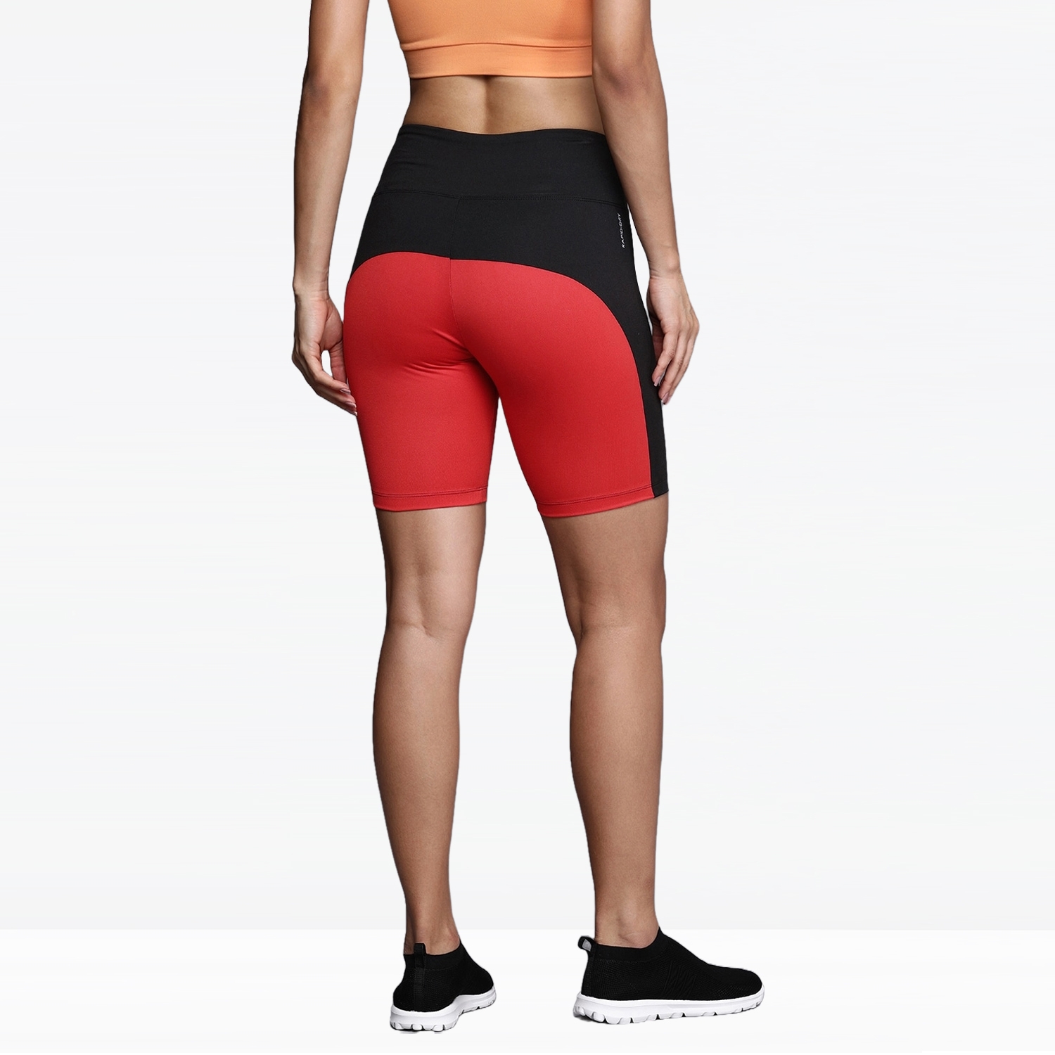 Women Gym Fitness Short Black/Red1