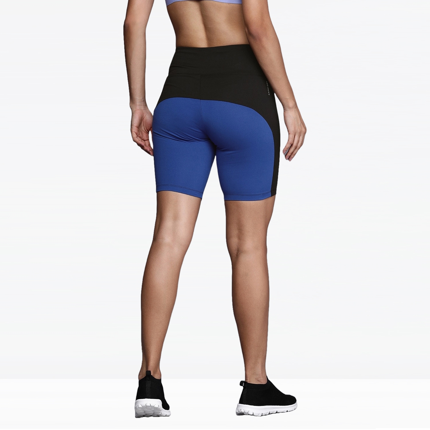 Women Gym Fitness Short Black/Blue