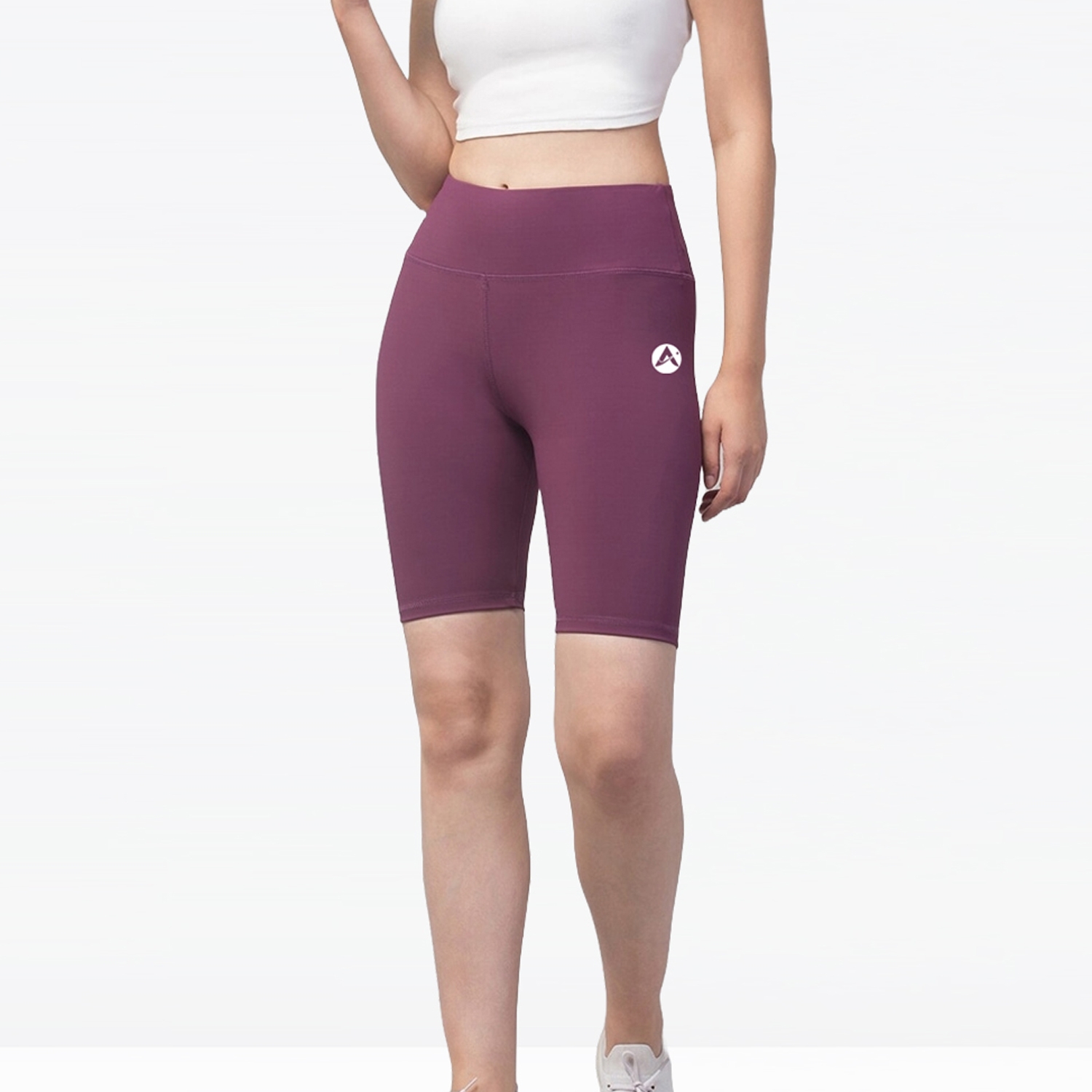 Women Gym Fitness Short Purple1