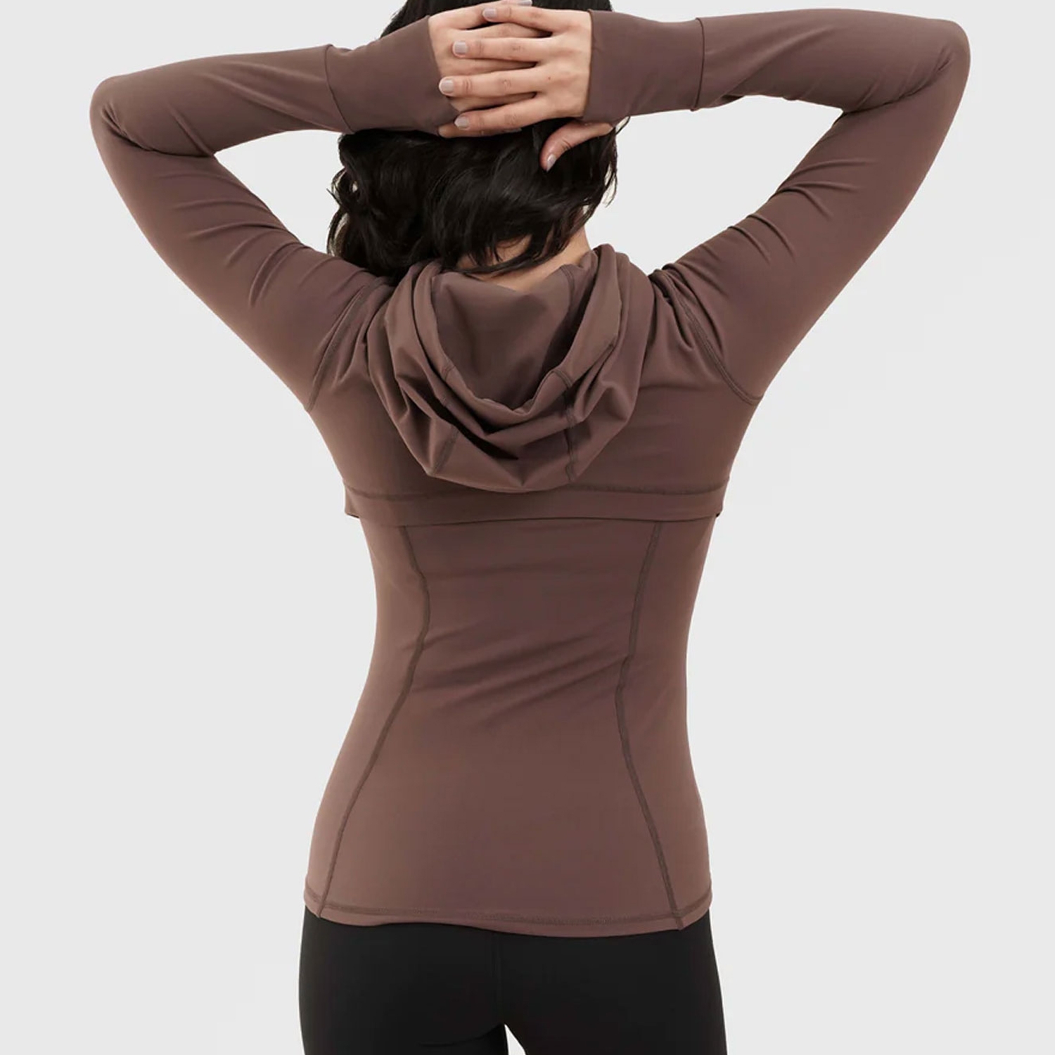 Vibe Guard Women Gym Hooded Jacket