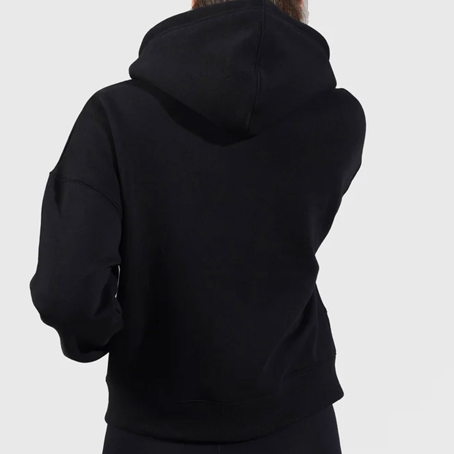 Radiant Rise Women Gym Hooded Jacket Black