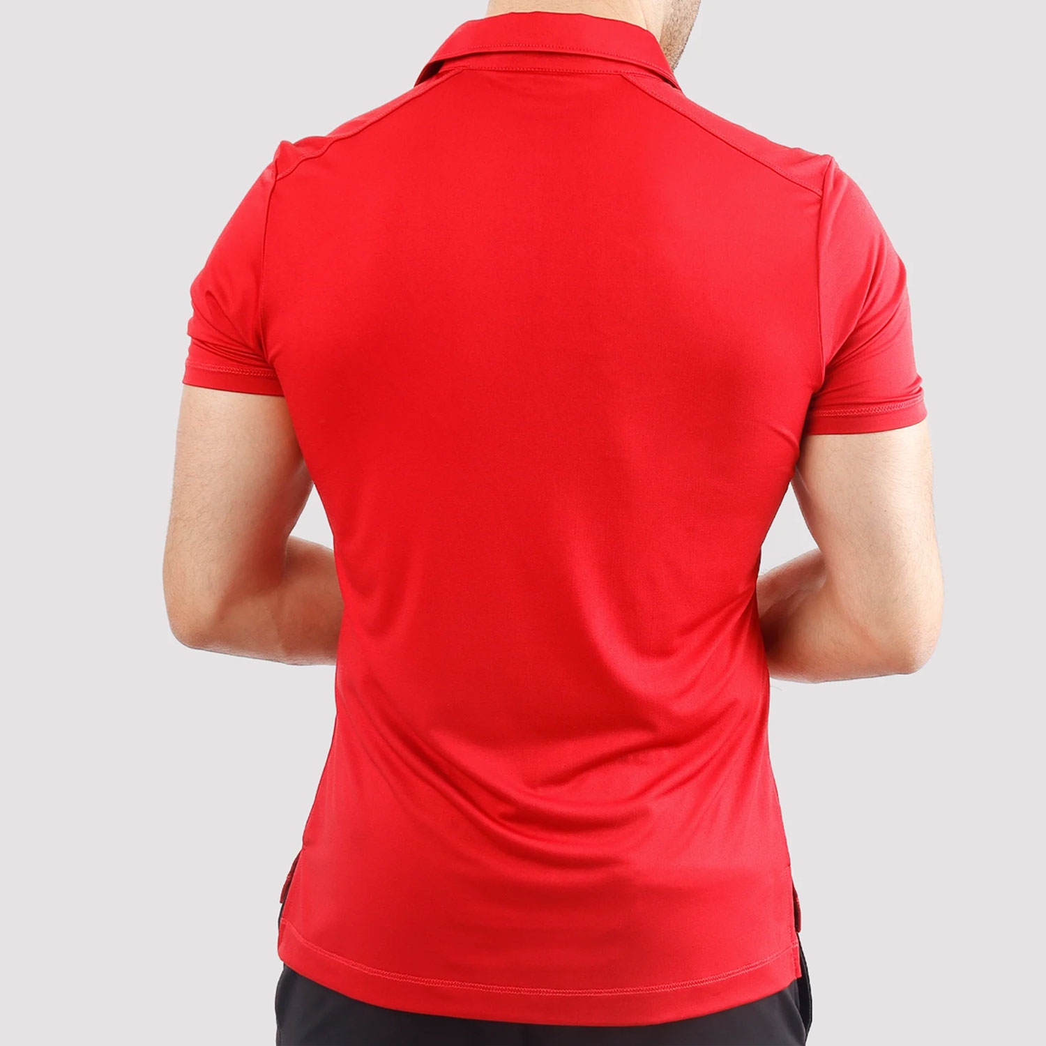 Men Gym Elite Ascend Polo Shirt Red