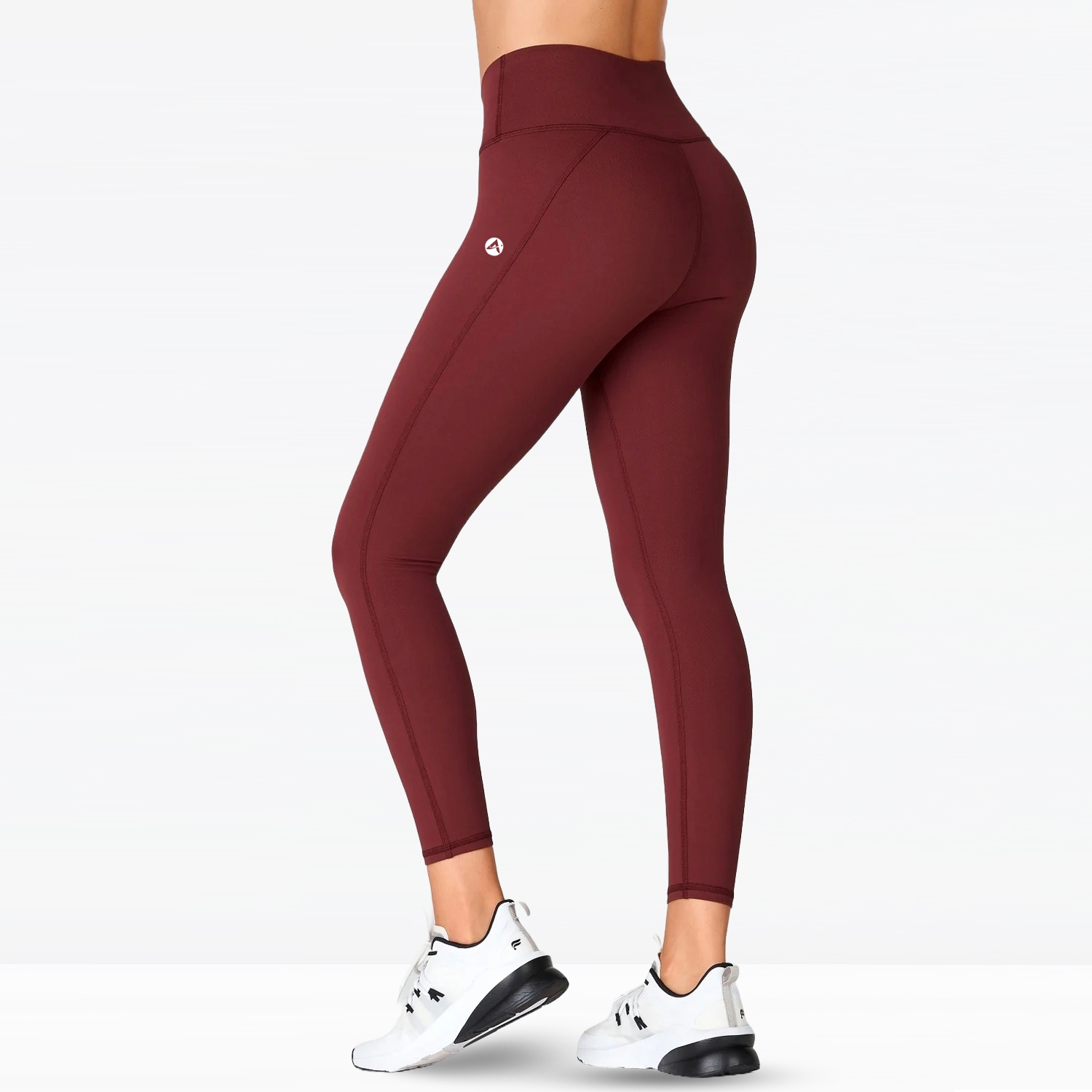 Women Gym Fitness Yoga Legging Maroon With Customized Logo