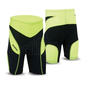 Men Cycling Padded Shorts Black/Fluorescent New Edition