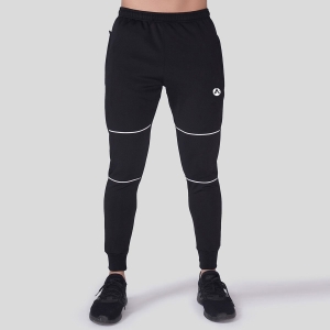 Men Gym Fitness Trouser Black With White Lining