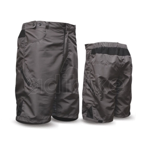 Men Cycling MTB Shortlength Shorts Dark Grey