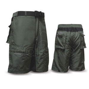 Men Cycling MTB Shortlength Shorts Green